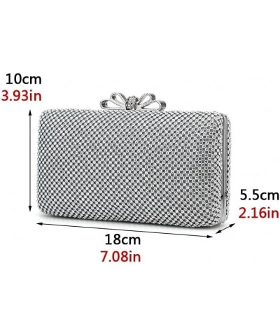 Rhinestones Women Bags Hollow Out Style Fashion Evening Bags Chain Shoulder Handbags Party Wedding Day Clutch Purse Ym3108gre...