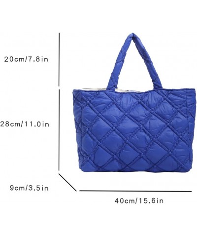 Quilted Tote Bag Puffer Tote Bag for Women Quilted Puffy Bag Hobo Handbag Padding Shoulder Bag Nylon Padded Crossbody Purse L...