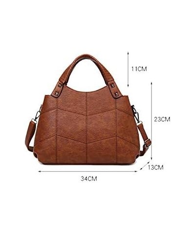 Small Shoulder Purses for Women Designer Handbags PU Leather Retro Handbag Lady Messenger Bag (Color : B) B $38.58 Shoulder Bags