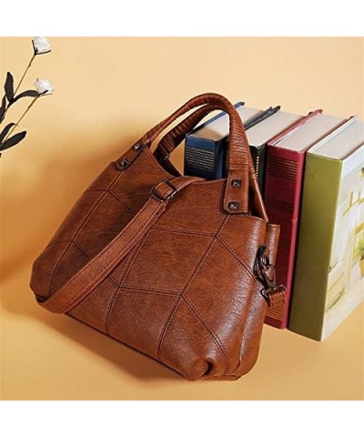 Small Shoulder Purses for Women Designer Handbags PU Leather Retro Handbag Lady Messenger Bag (Color : B) B $38.58 Shoulder Bags