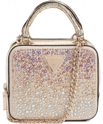 Lua Mini Crossbody Top Zip Gold $34.61 Crossbody Bags