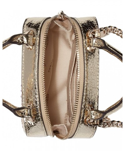 Lua Mini Crossbody Top Zip Gold $34.61 Crossbody Bags