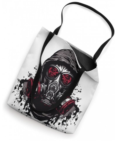 Intriguing Enigma Splatter Gas Masked Figure Tote Bag $13.04 Totes