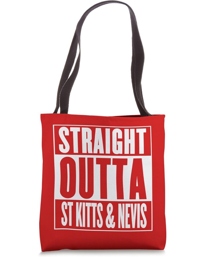 St Kitts & Nevis - Straight Outta St Kitts & Nevis Tote Bag $14.50 Totes