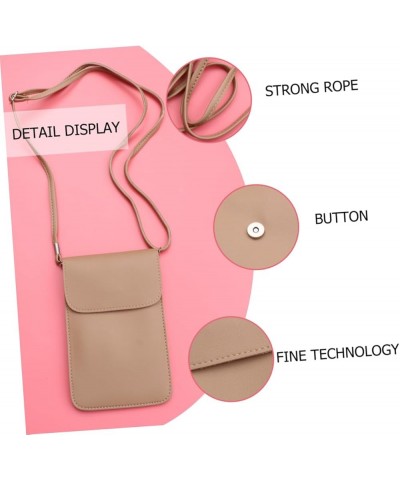 2pcs Khaki Bag for Girls Household Gifts for Family Tote Phone Pocket Gifts for Her Birthday Cell Phone Khaki $11.51 Crossbod...