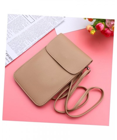 2pcs Khaki Bag for Girls Household Gifts for Family Tote Phone Pocket Gifts for Her Birthday Cell Phone Khaki $11.51 Crossbod...