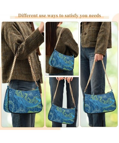 Polyester Shoulder Purses for Women,Fashion Shoulder Bag Purse Womens Crescent Crossbody Bag 2 $14.72 Shoulder Bags