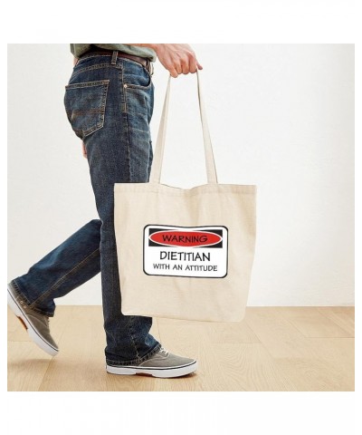 Amazing Awesome Wonderful Natural Canvas Tote Bag, Cloth Shopping Bag Attitude Dietitian Tote Bag $9.27 Travel Gear