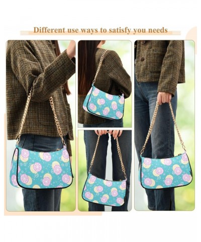 Shoulder Bag for Women, Lemon and Orange Tote Bag Small Purses Cute Mini Zipper Handbag with Chain Strap $16.49 Totes