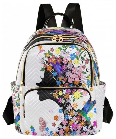 Fashion Backpack Mini Backpack Purse Casual Daily Backpack Floral Women for Travel for College Work Small $18.62 Backpacks