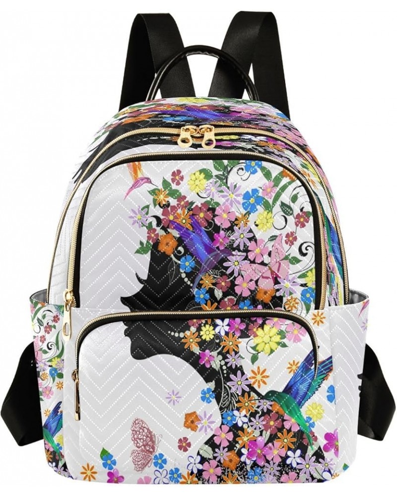 Fashion Backpack Mini Backpack Purse Casual Daily Backpack Floral Women for Travel for College Work Small $18.62 Backpacks