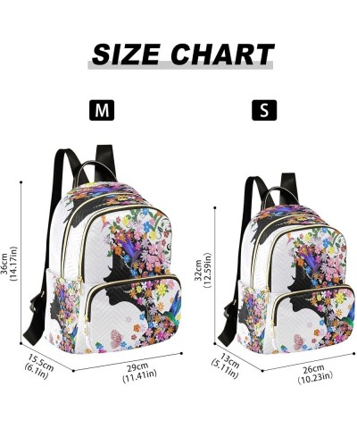 Fashion Backpack Mini Backpack Purse Casual Daily Backpack Floral Women for Travel for College Work Small $18.62 Backpacks