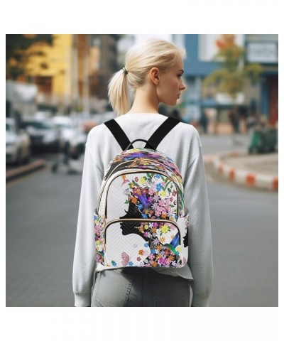 Fashion Backpack Mini Backpack Purse Casual Daily Backpack Floral Women for Travel for College Work Small $18.62 Backpacks