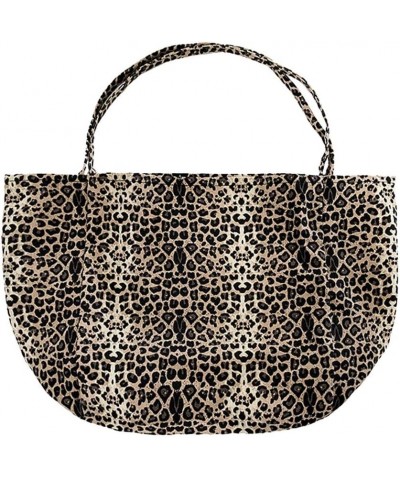 1pc Women's Shoulder Bag Leather Tote Bag Hobo Shoulder Casual Tote Bag Leather Hobo Bag Casual Work Bag Leopard Tote Bag Lar...