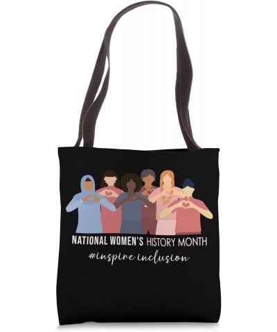 National Women's History Month 2024 Inspire Inclusion Women Tote Bag $14.49 Totes