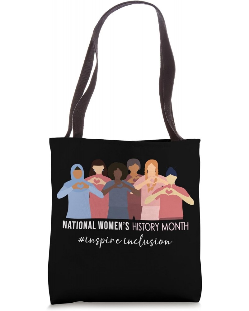 National Women's History Month 2024 Inspire Inclusion Women Tote Bag $14.49 Totes