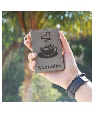 ID Holder Wallet, Killer Whale, Personalized Engraving Included (Light Brown) Rustic $15.11 Wallets