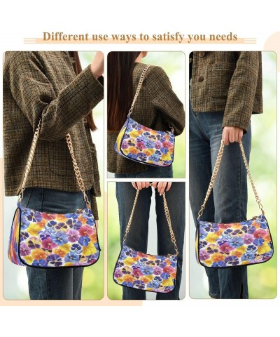 Shoulder Bag for Women Shoulder Handbags with Chain Zipper Closure Mini Purse Crossbody Bags for Women Girls Multicolouredjf0...