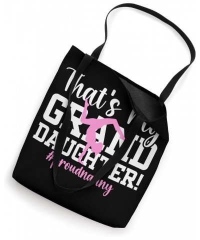 Proud Nanny Of A Gymnast Nanny Grandma Gymnastics Nanny Tote Bag $15.65 Totes