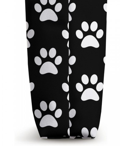 Paw Print Pattern Art Tote Bag Dog Grip For Dog Items Tote Bag $11.70 Totes