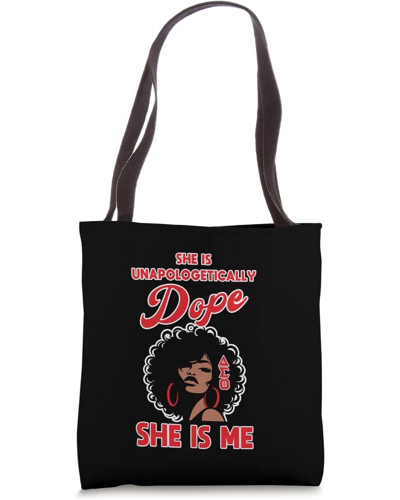 Delta Sigma Theta Sorority Paraphernalia, Black History Girl Tote Bag $13.48 Totes