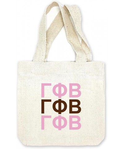 Mini Tote Bag with Greek Letters - Gift Tote Bags for Sorority - Mini Goodie Bag - Sorority Gift Bag Gamma Phi Beta $8.76 Totes