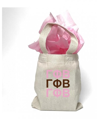 Mini Tote Bag with Greek Letters - Gift Tote Bags for Sorority - Mini Goodie Bag - Sorority Gift Bag Gamma Phi Beta $8.76 Totes