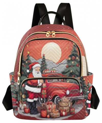 Christmas Winter Snowman Gift Backpack for Women Casual Daypack Shoulder Bag Lightweight Travel Purse Small Backpacks for Out...