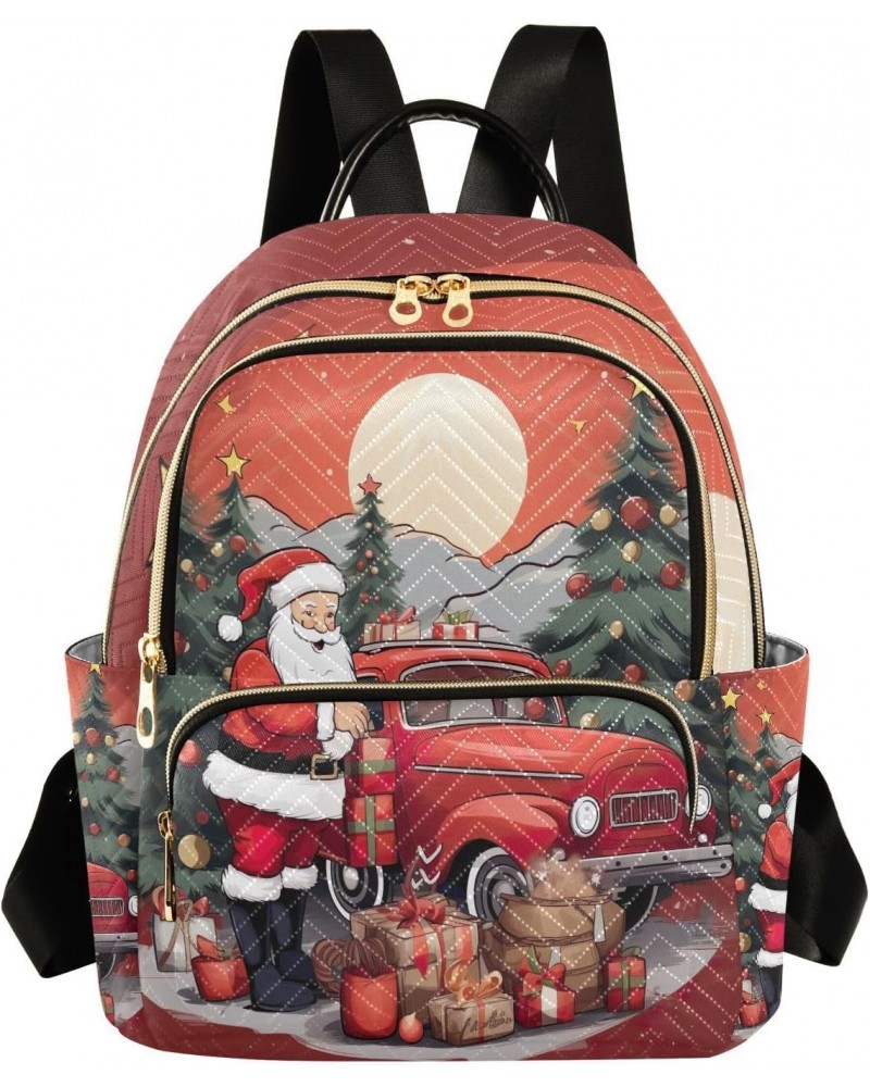 Christmas Winter Snowman Gift Backpack for Women Casual Daypack Shoulder Bag Lightweight Travel Purse Small Backpacks for Out...