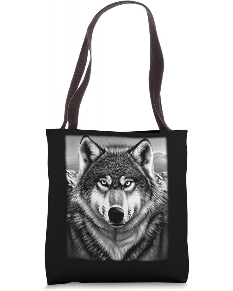 Wolf Artwork Forest Animal Predator Wildlife Majestic Nature Tote Bag $9.24 Totes