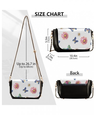 Crossbody Bags for Women Trendy Women's Black Shoulder Bag Small PU Leather Flap Cross Body Bag Handbags Pattern23 $16.39 Cro...