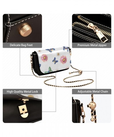 Crossbody Bags for Women Trendy Women's Black Shoulder Bag Small PU Leather Flap Cross Body Bag Handbags Pattern23 $16.39 Cro...