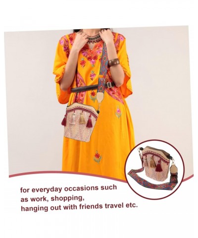 3pcs Straw Tree Climbing Kit Shoulder Bags Light Brown Messenger Bag Medal Frame Display Bag for Girl Travel Shoulder Bag Lov...