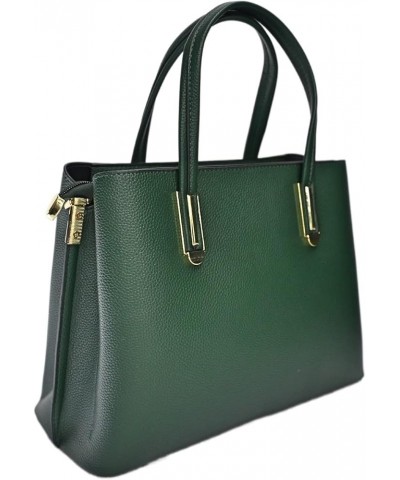 Vegan Leather Large Travel Handbag - Durable High Capacity Crossbody Everyday Bag for Women - Top Handle Purse Green $29.57 T...