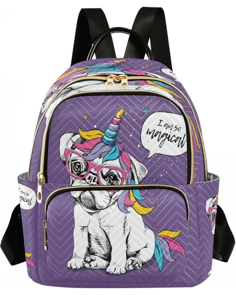 Fashion Backpack Mini Backpack Purse Casual Daily Backpack Magic Dog for Travel for College Work Medium $22.03 Backpacks