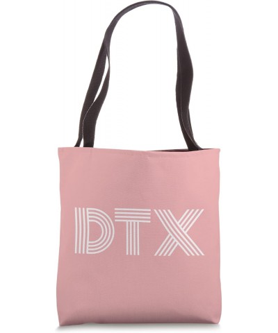 DTX Dallas TX Retro Linear Design Tote Bag $15.90 Totes