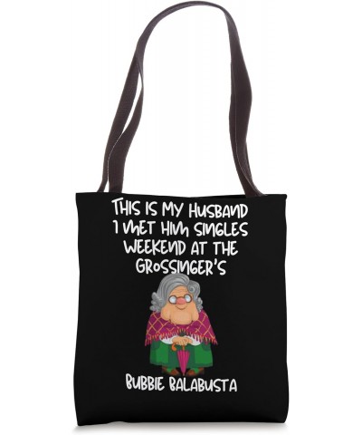 Jewish Humor Borscht Belt Funny Yiddish Bubbe Balabusta Tote Bag $11.74 Totes