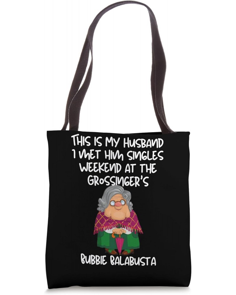 Jewish Humor Borscht Belt Funny Yiddish Bubbe Balabusta Tote Bag $11.74 Totes