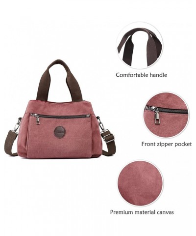 Fashion Women Handbag Ladies Canvas Shoulder Bag Women Bag MessengerBag Red $29.52 Shoulder Bags