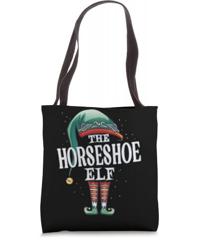 Horseshoe Elf Christmas Group Xmas Pajama Party Tote Bag $14.63 Totes