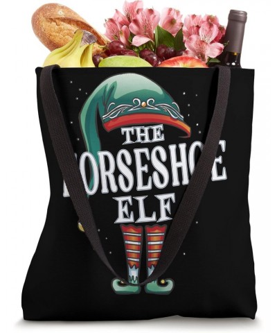 Horseshoe Elf Christmas Group Xmas Pajama Party Tote Bag $14.63 Totes