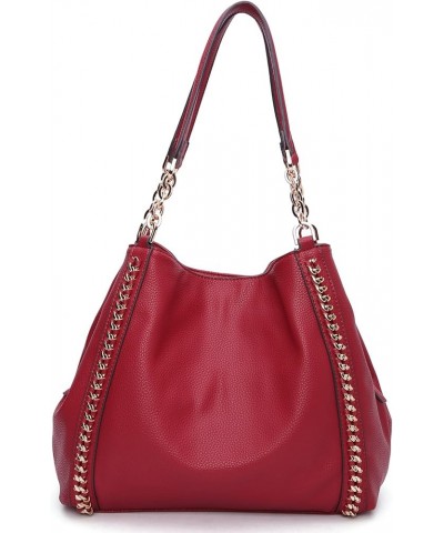 Blue Olive Womens Handbag 16128 Red $59.22 Shoulder Bags