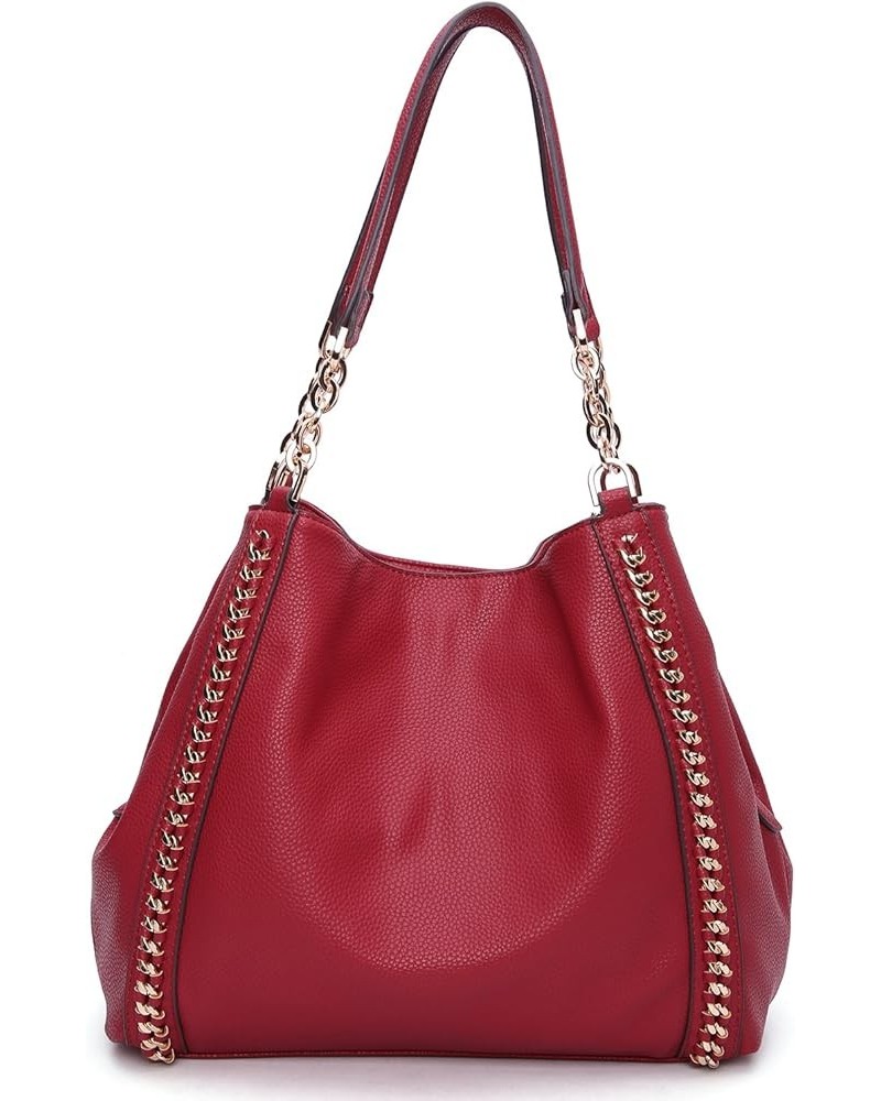 Blue Olive Womens Handbag 16128 Red $59.22 Shoulder Bags