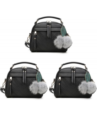 2pcs bags for women chain strap bag crossbody bags women bags women purse vintage messenger bag Blackx3pcs $22.04 Crossbody Bags