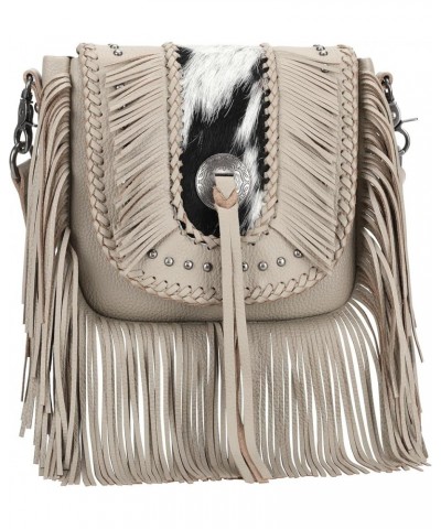 Western Crossbody Bags for Women Cowgirl Small Tooled Fringe Leather Purse J1-real Leather-tan $31.85 Crossbody Bags