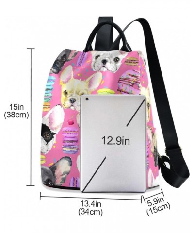 Backpack Purse for Women Fashion Travel Anti-theft Cartoon Dog Print Daypack Casual Shoulder Bag Medium Size $22.65 Backpacks