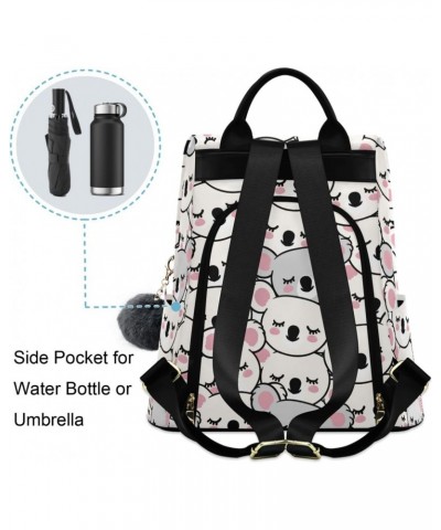 Doodle Hand Drawn Koala Backpack Purse for Women Fashion Ladies Shoulder Bags Large Travel Bag $21.19 Backpacks