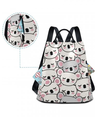 Doodle Hand Drawn Koala Backpack Purse for Women Fashion Ladies Shoulder Bags Large Travel Bag $21.19 Backpacks