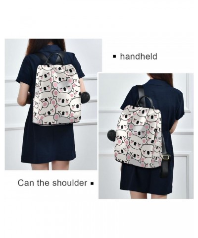 Doodle Hand Drawn Koala Backpack Purse for Women Fashion Ladies Shoulder Bags Large Travel Bag $21.19 Backpacks