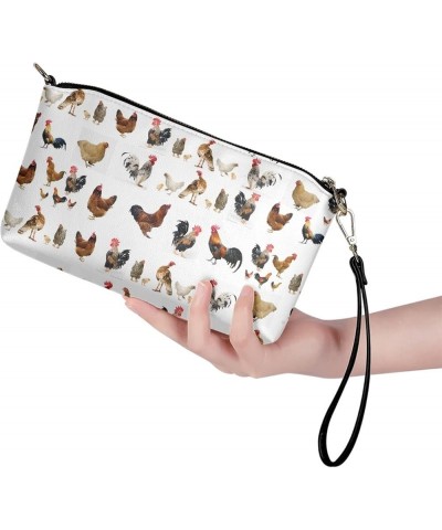 Women Small Crossbody Wallet, Purse PU Leather Satchel Shoulder Bag for Travel, Purse for Lady Cross Body Handbag 3d Rooster ...